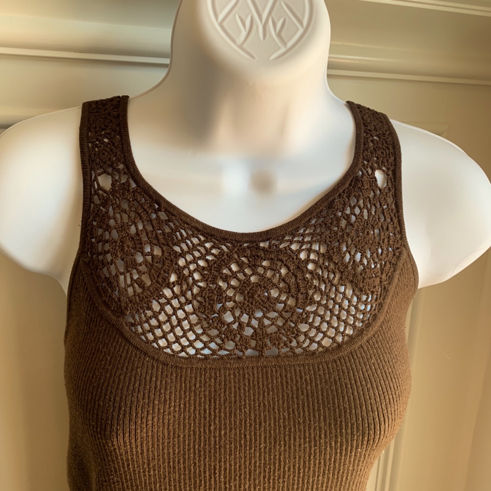 Beautiful knit halter top.  Maybe BCBG?